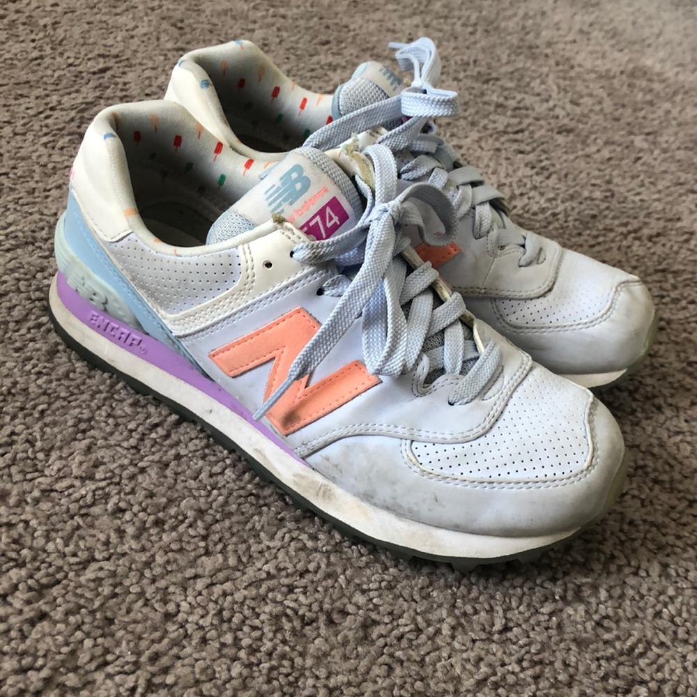 Pastel multi color New Balance 574